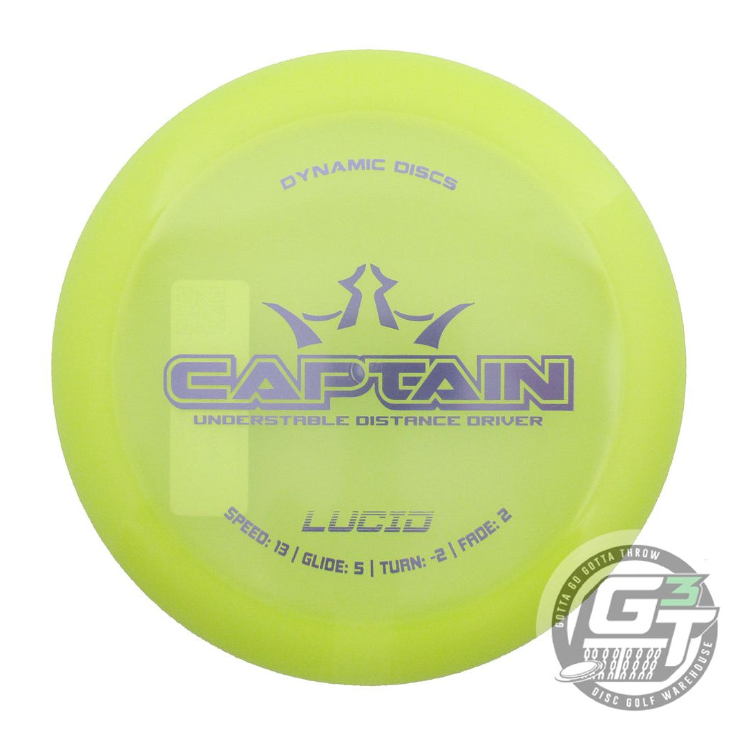 Dynamic Discs Lucid Captain Distance Driver Golf Disc (Individually Listed) - Gotta Go Gotta Throw