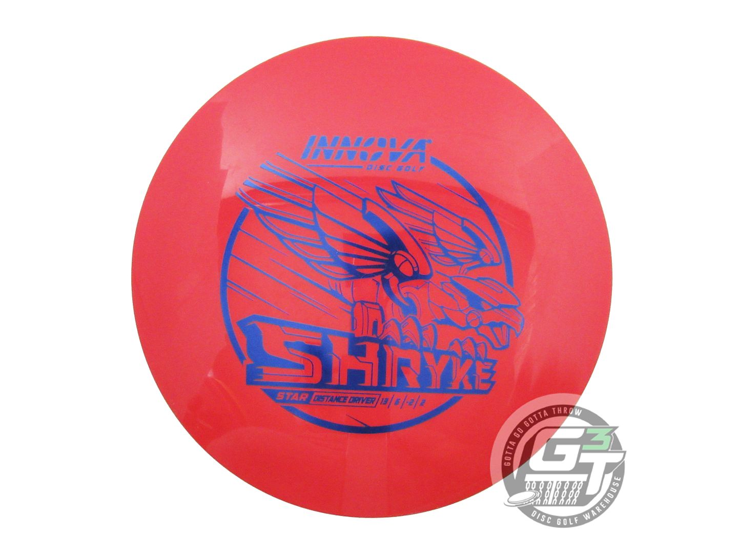 USED Innova Star Shryke 172g Red Blue Foil Distance Driver Golf Disc