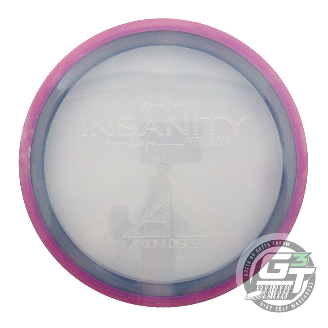 USED Axiom Discs Proton Insanity 156g Sky Blue Pink Rim Distance Driver Disc