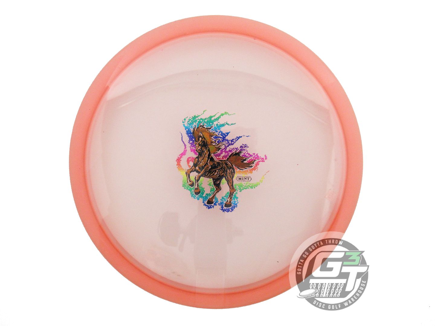 USED Mint Discs Eternal Mustang 173g Pink Rainbow Laser Midrange Golf Disc