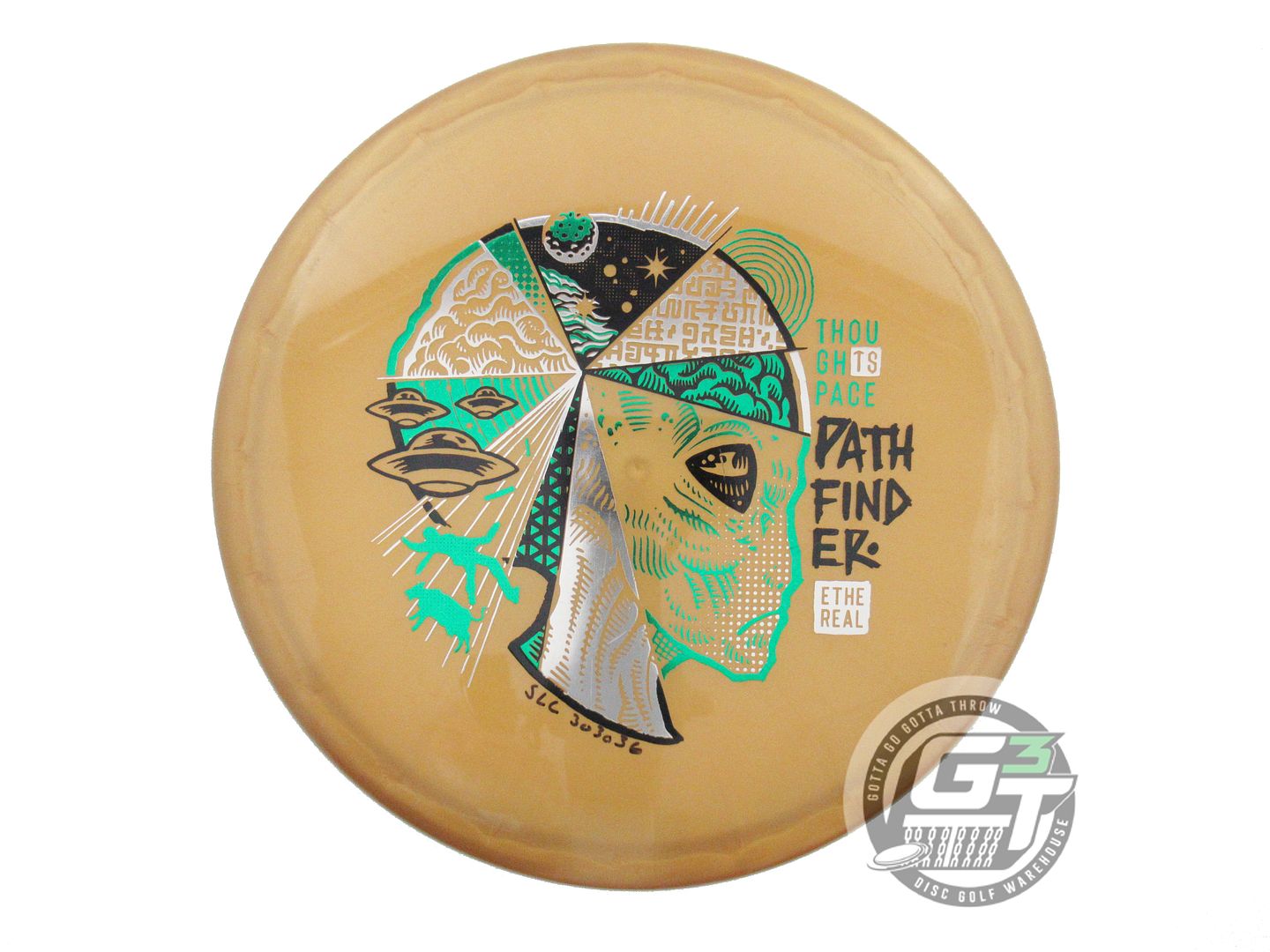 USED Thought Space Ethereal Pathfinder 178g Gold Midrange Golf Disc