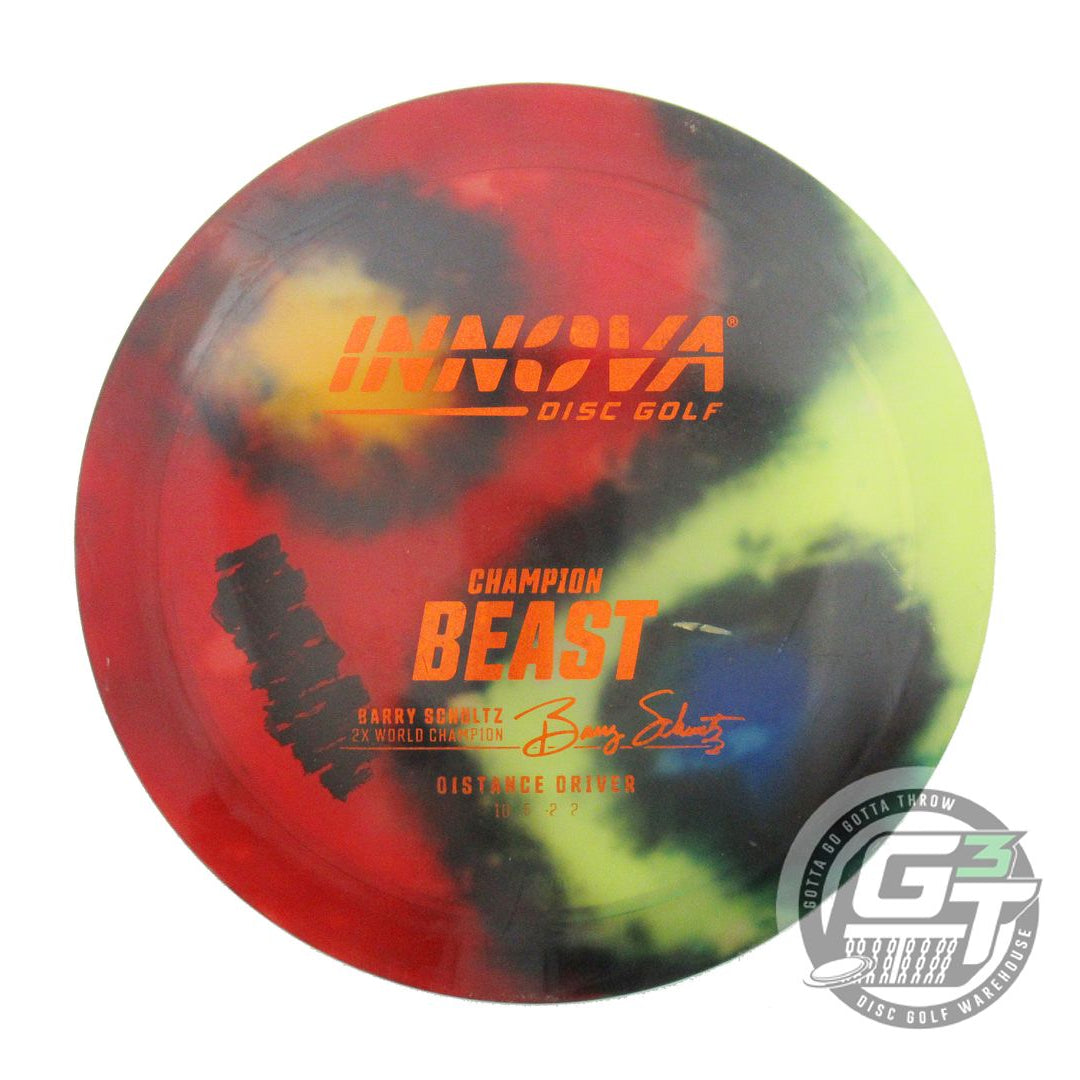 USED Innova I-DYE Champion Beast 174g Yin Yang Distance Driver Golf Disc