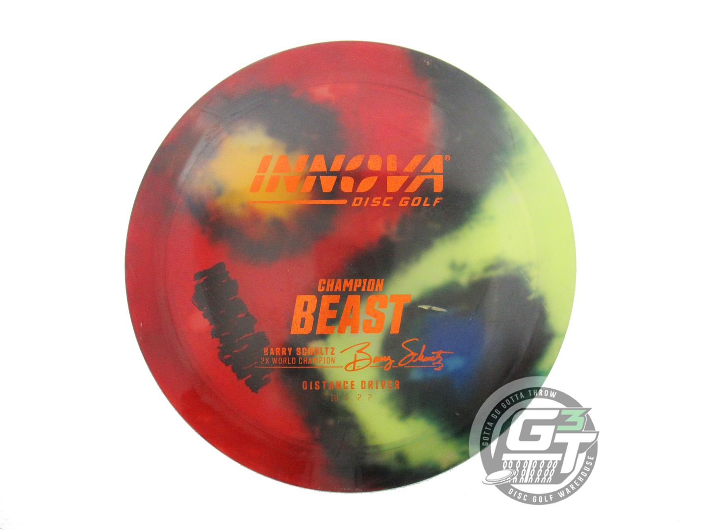 USED Innova I-DYE Champion Beast 174g Yin Yang Distance Driver Golf Disc