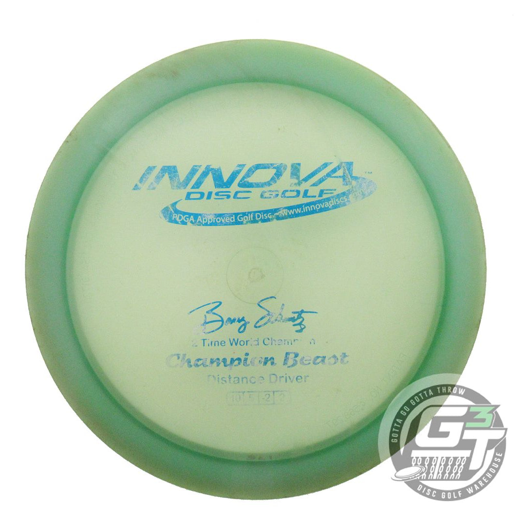 USED Innova Champion Beast 175g Green Blue Foil Distance Driver Golf Disc