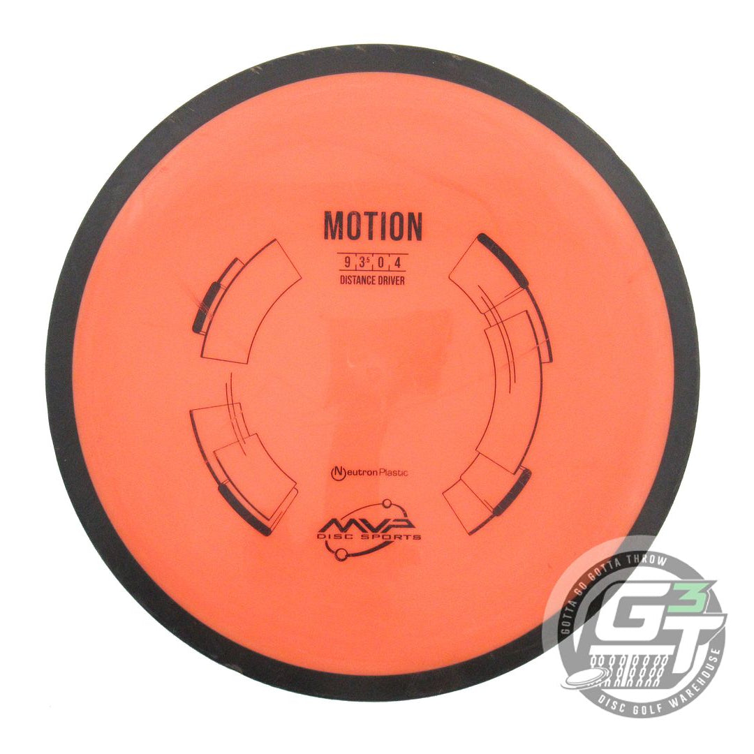 USED MVP Disc Sports Neutron Motion 171g Orange Distance Driver Golf Disc