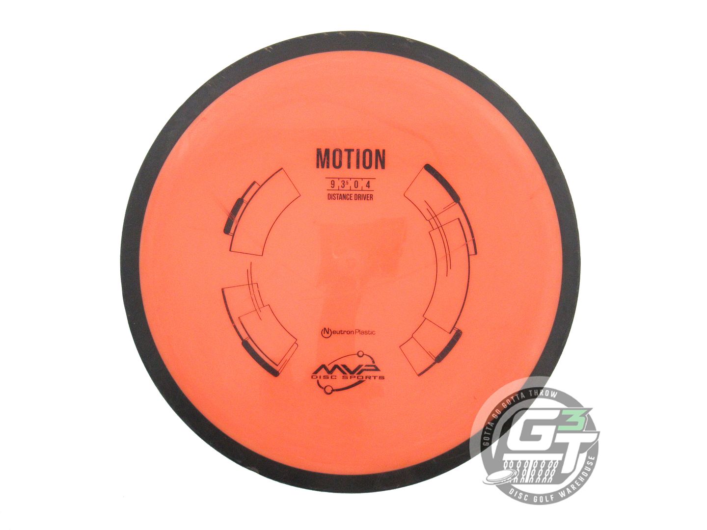 USED MVP Disc Sports Neutron Motion 171g Orange Distance Driver Golf Disc