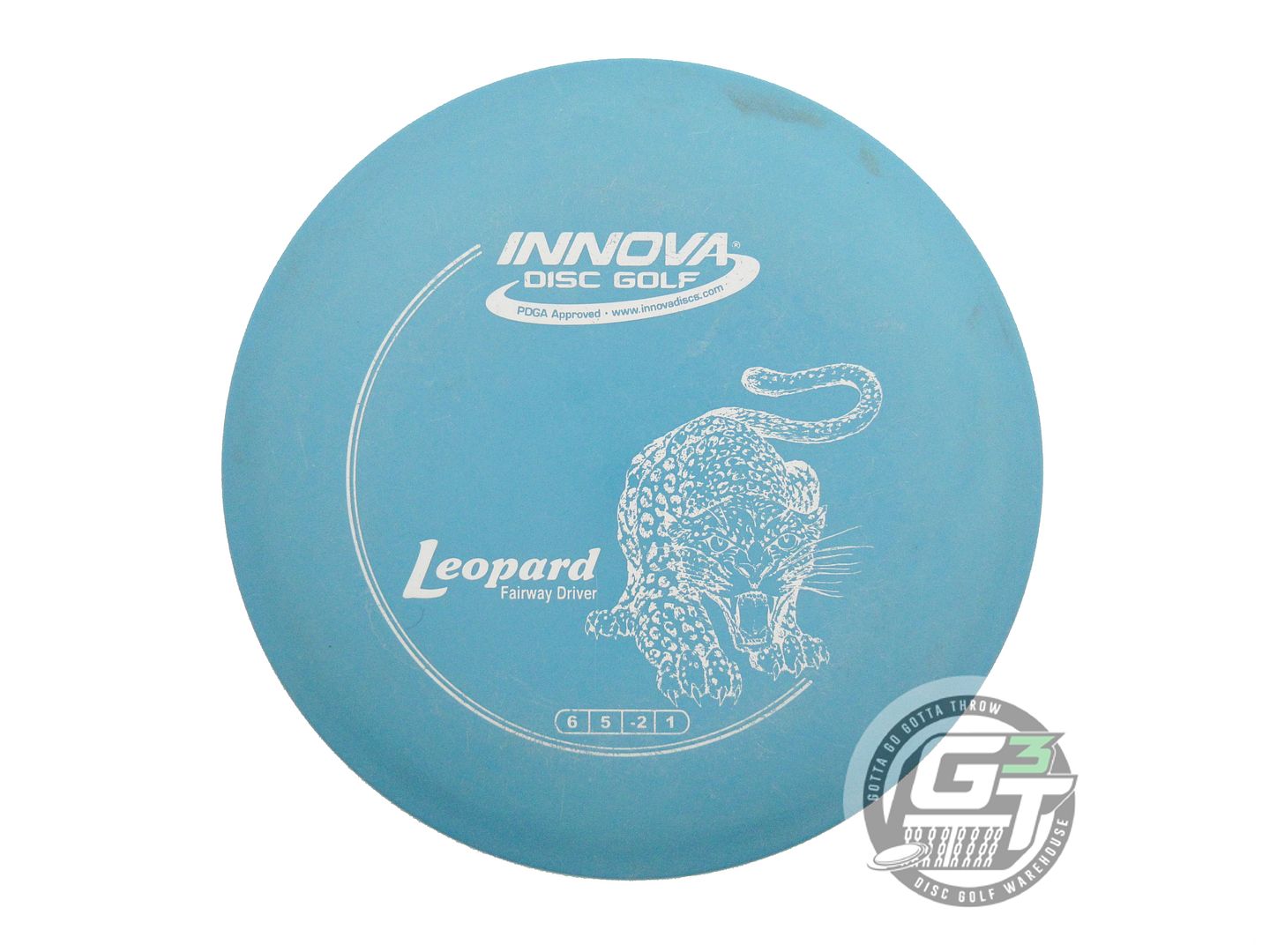 USED Innova DX Leopard 145g Teal White Stamp Fairway Driver Golf Disc
