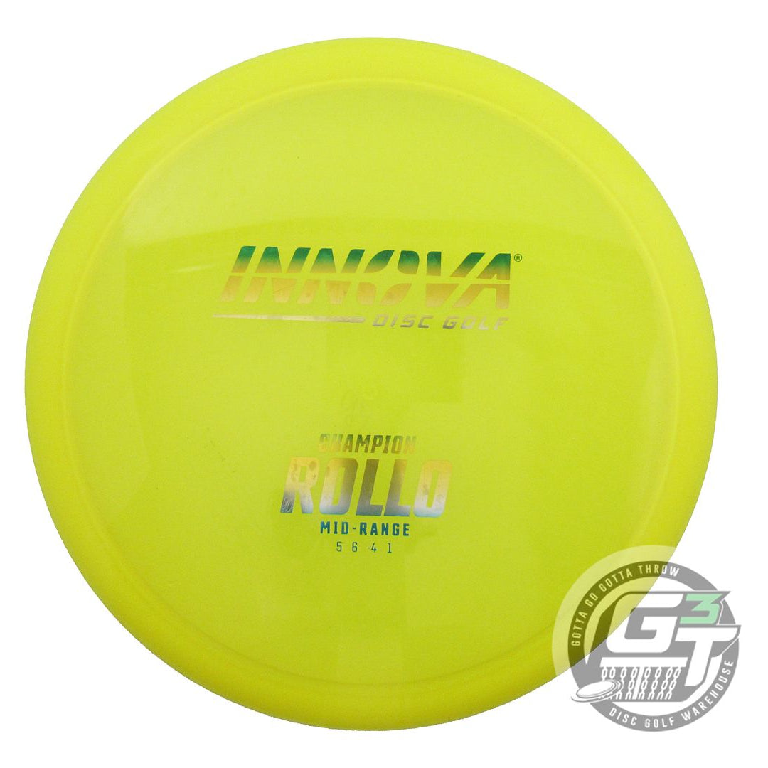 USED Innova Champion Rollo 180g Yellow Sunrise Foil Midrange Golf Disc