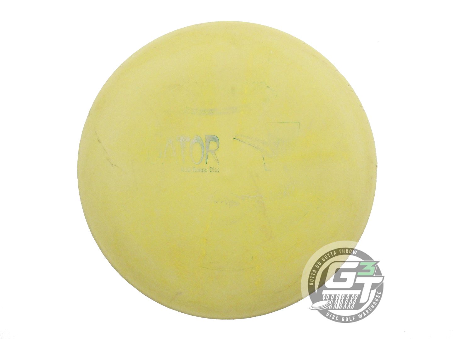 USED Innova DX Gator 171g Yellow Silver Foil Midrange Golf Disc