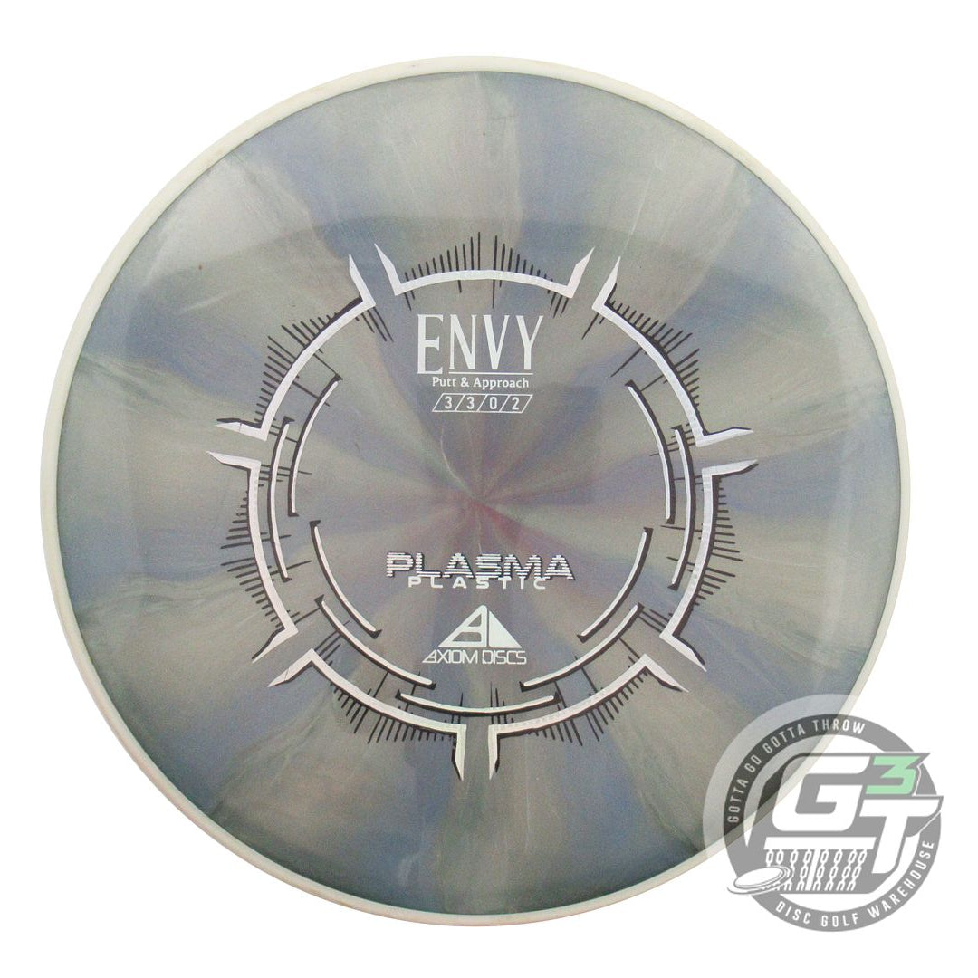 USED Axiom Discs Plasma Envy 170g Gray-Blue White Rim Putter Golf Disc