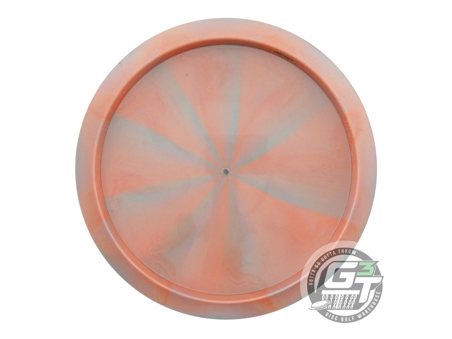 USED Discraft X-OUT Titanium Cicada 172g Peach-Teal Fairway Driver Golf Disc
