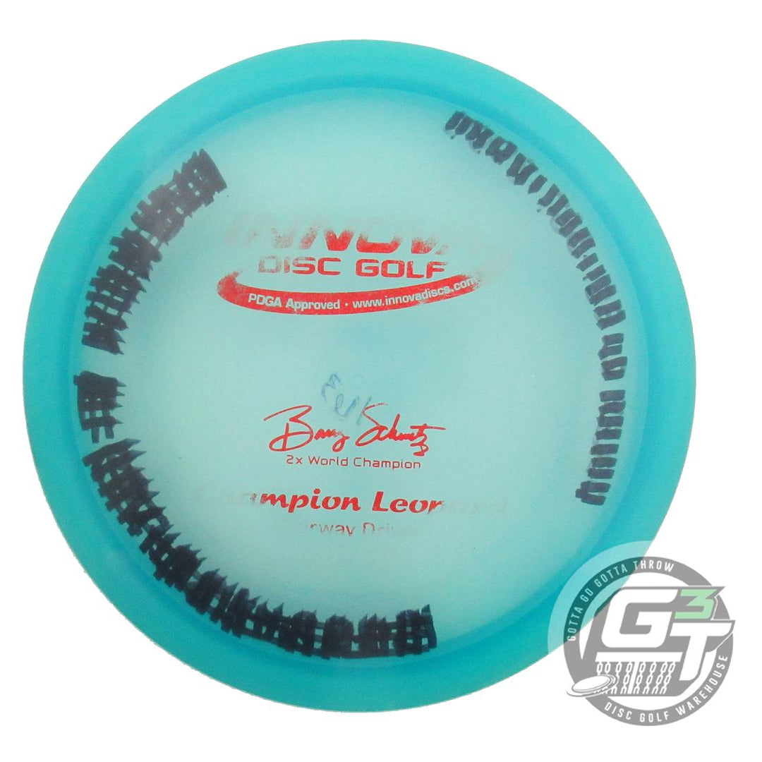 USED Innova Champion Leopard 163g Teal Red Glitter Foil Fairway Driver Golf Disc
