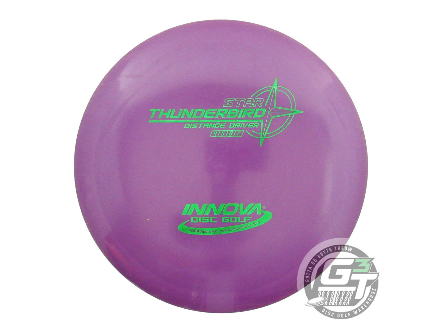 USED Innova Star Thunderbird 168g Purple Green Shatter Foil Distance Driver Disc