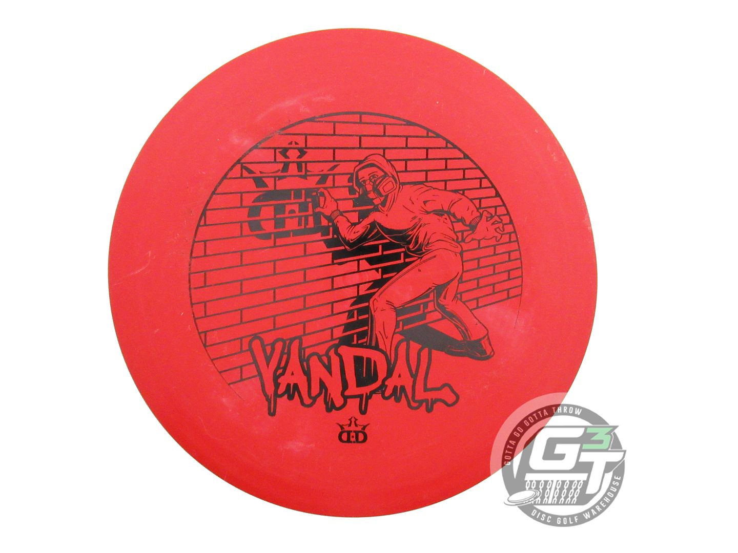 USED Dynamic Discs ANIMATED Prime Vandal 175g Red Distance Driver Golf Disc