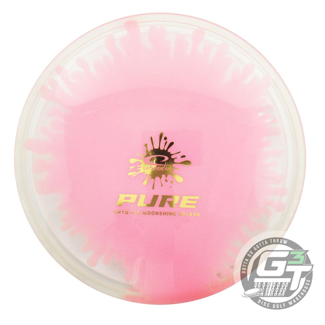 Latitude 64 Moonshine Glow Opto Ice Splash Pure Putter Golf Disc (Individually Listed)