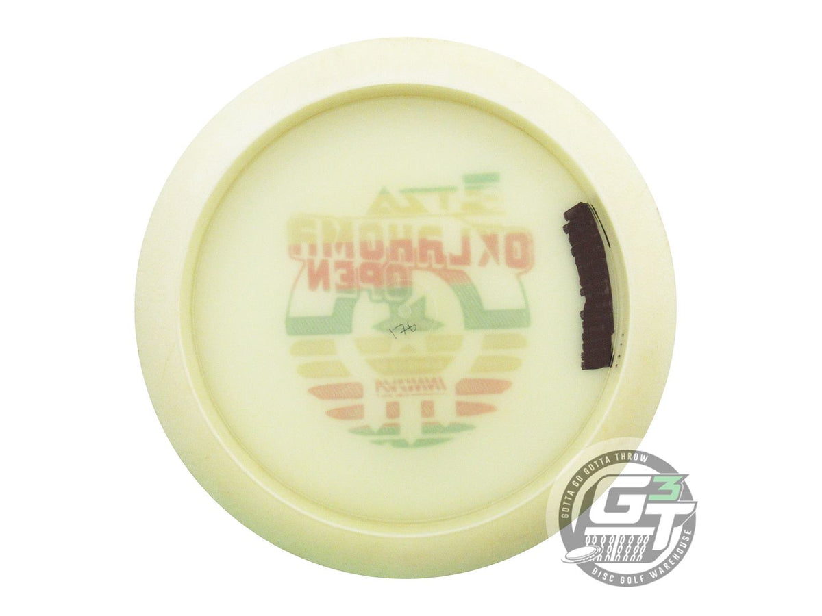 USED Innova Champion Glow Gorgon 176g Cream Rasta Foil Distance Driver Golf Disc