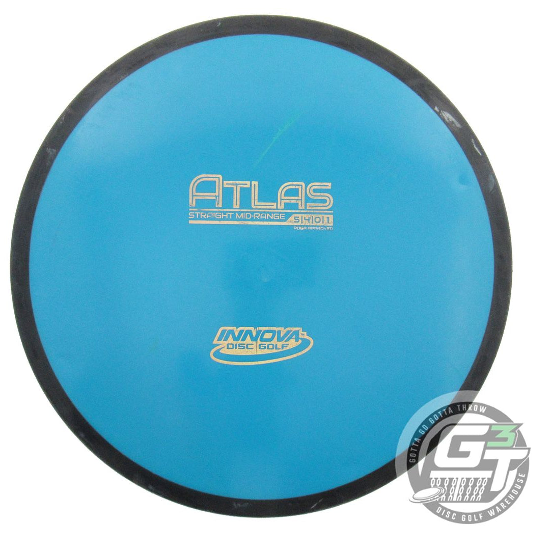 USED Innova Star Atlas 169g Teal Gold Holo Black Rim Midrange Golf Disc