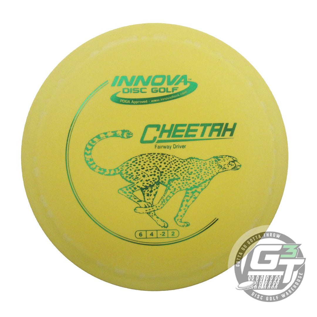 USED Innova DX Cheetah 170g Yellow Green Foil Fairway Driver Golf Disc