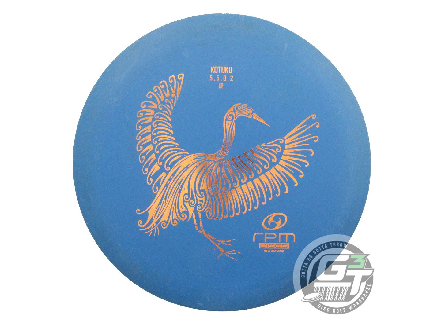 USED RPM Discs Strata Kotuku 178g Blue Copper Foil Midrange Golf Disc