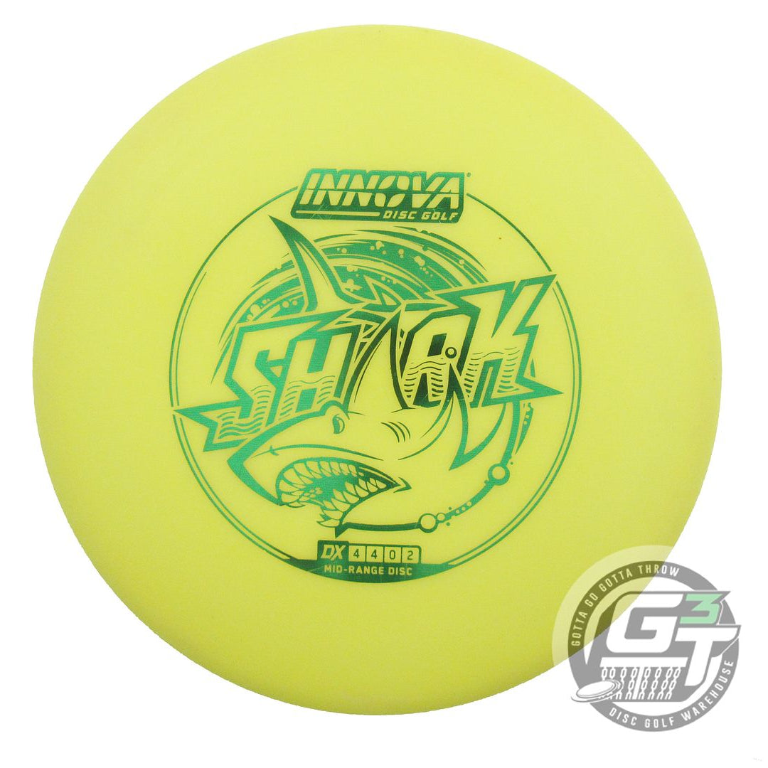 USED Innova DX Shark 145g Yellow Green Foil Midrange Golf Disc