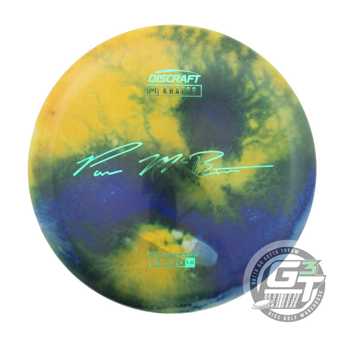 Discraft Paul McBeth Signature Fly Dye Elite Z Kratos Putter Golf Disc (Individually Listed)