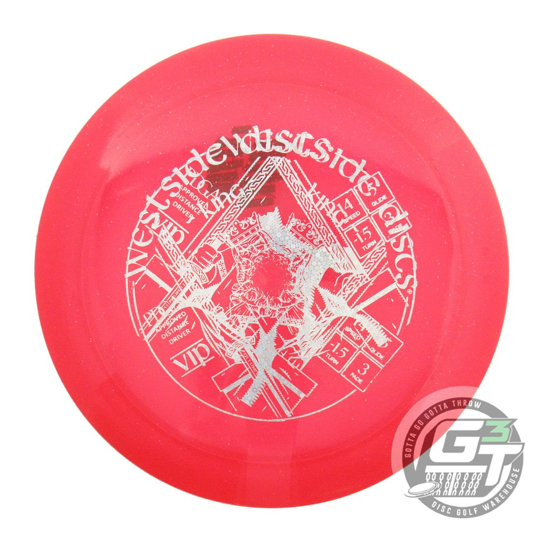 USED Westside Discs X-OUT VIP King 175g Red Distance Driver Golf Disc