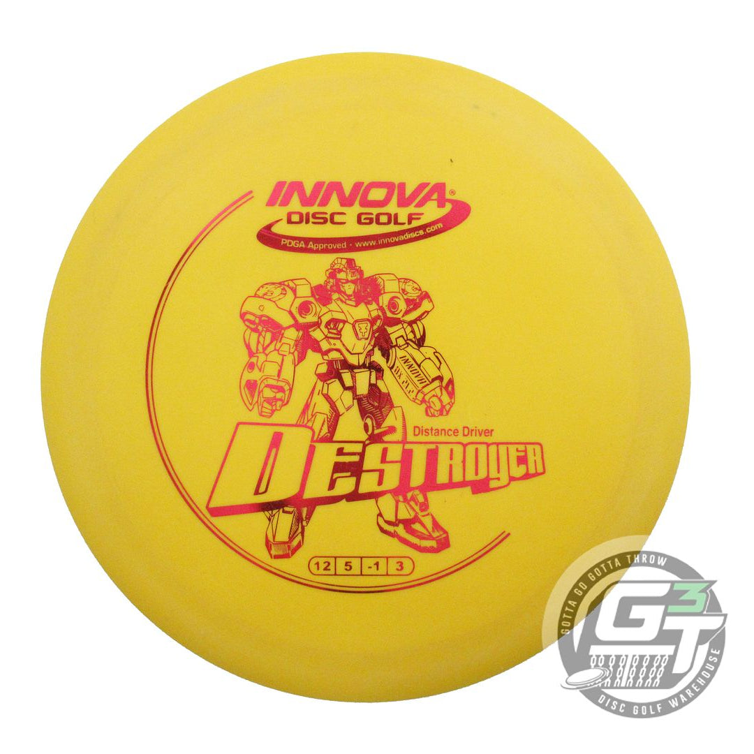 USED Innova DX Destroyer 172g Marigold Red Foil Distance Driver Golf Disc