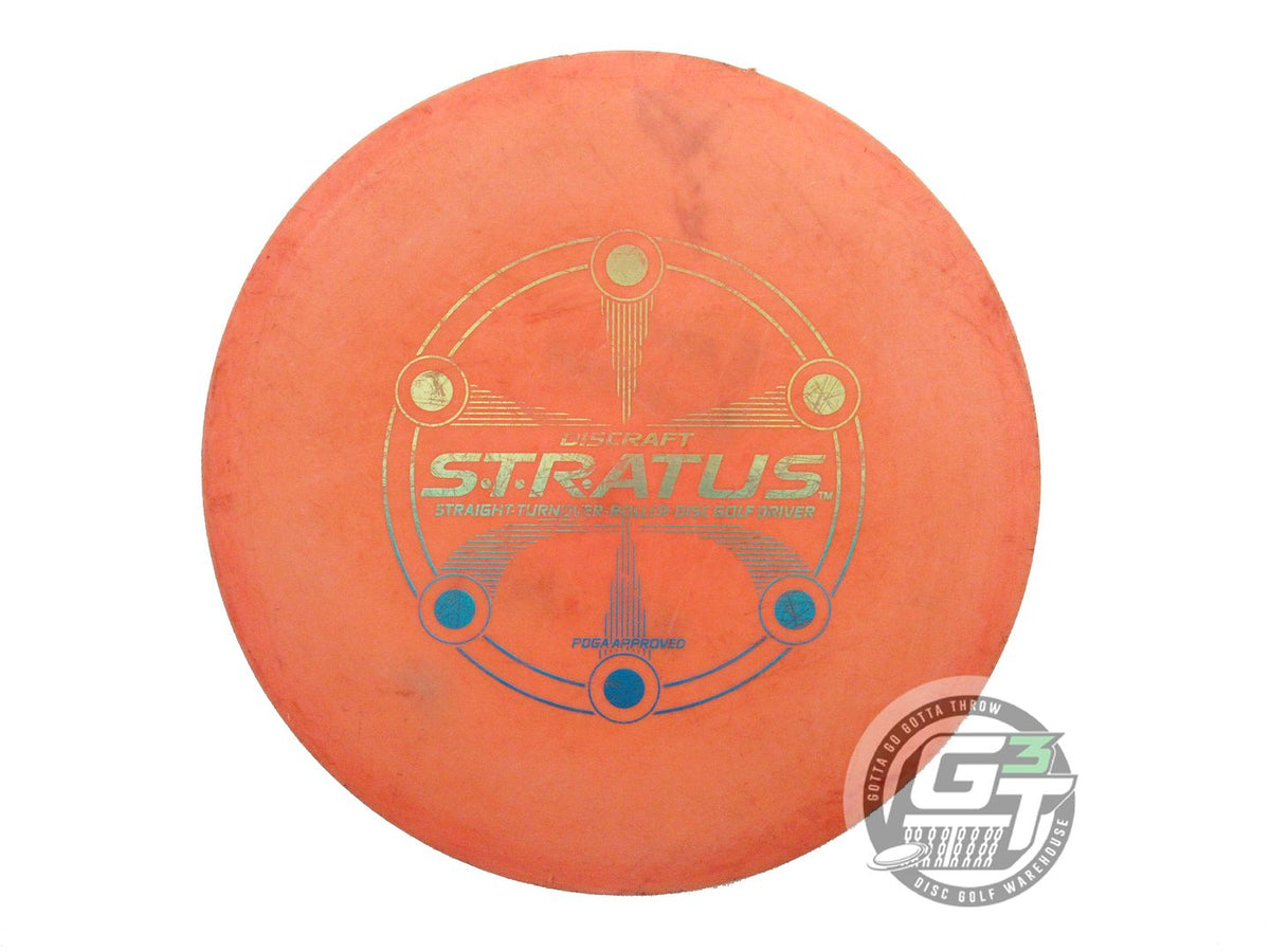USED Discraft Pro D Stratus 170g Orange Fade Foil Fairway Driver Golf Disc