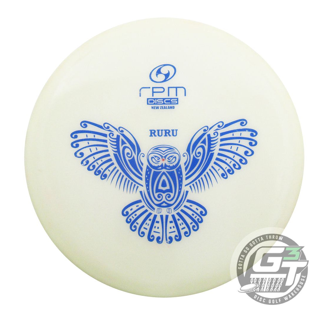 USED RPM Discs Glow Atomic Ruru 175g Blue Stamp Putter Golf Disc