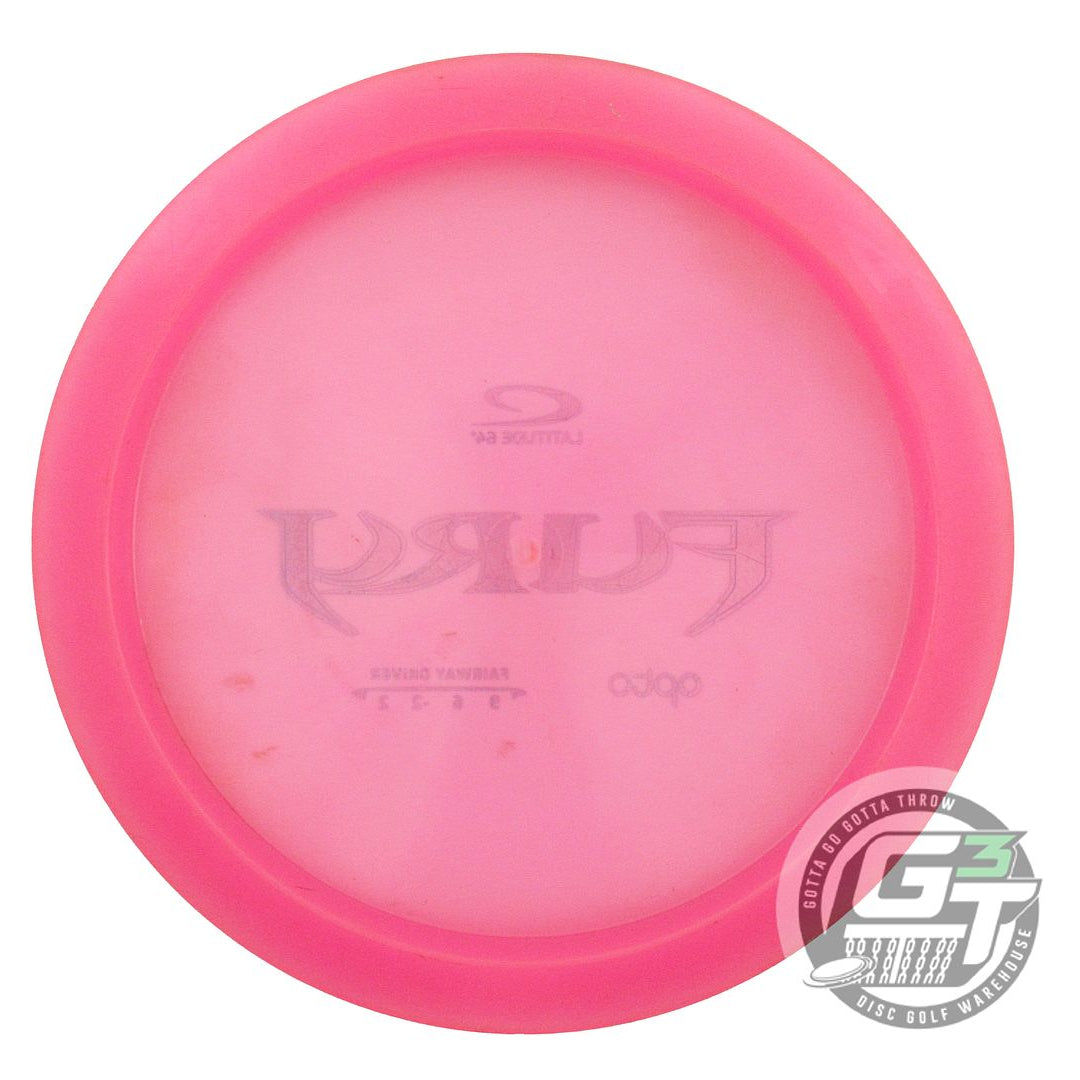USED Latitude 64 Opto Fury 168g Pink Blue Foil Fairway Driver Golf Disc