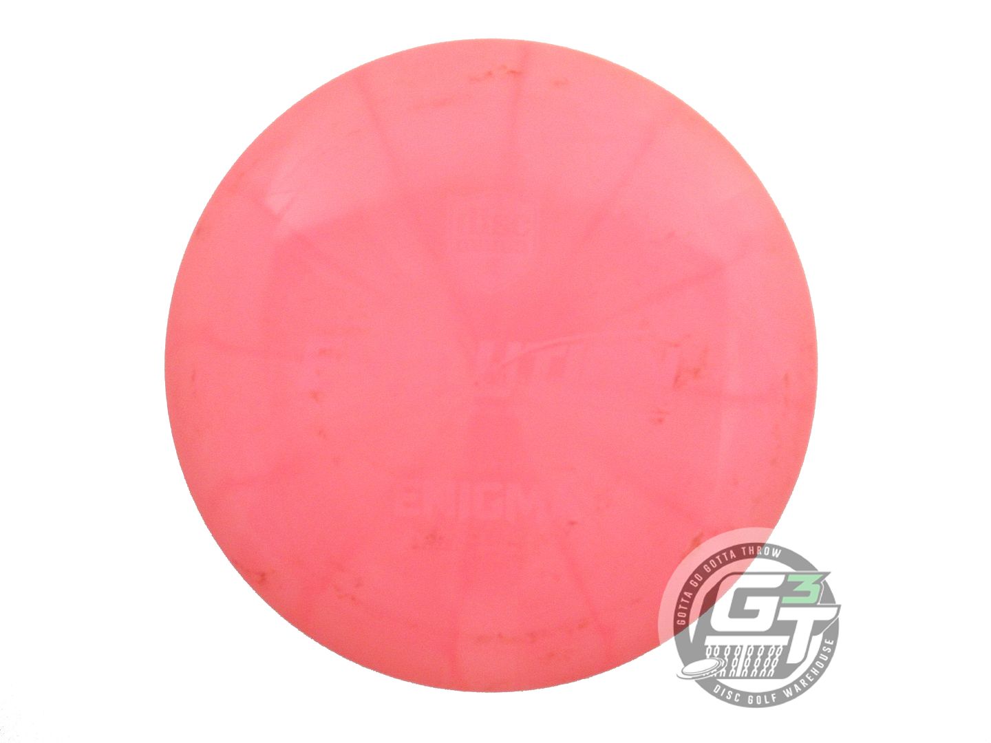 USED DiscMania Lux Vapor Enigma 175g Pink Wiped Stamp Driver Golf Disc