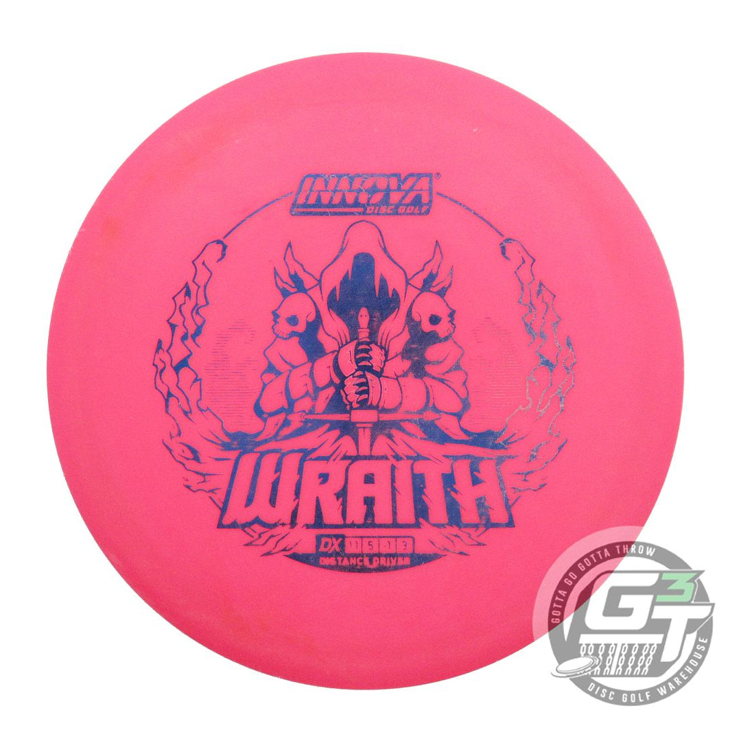 USED Innova DX Wraith 168g Pink Blue Foil Distance Driver Golf Disc
