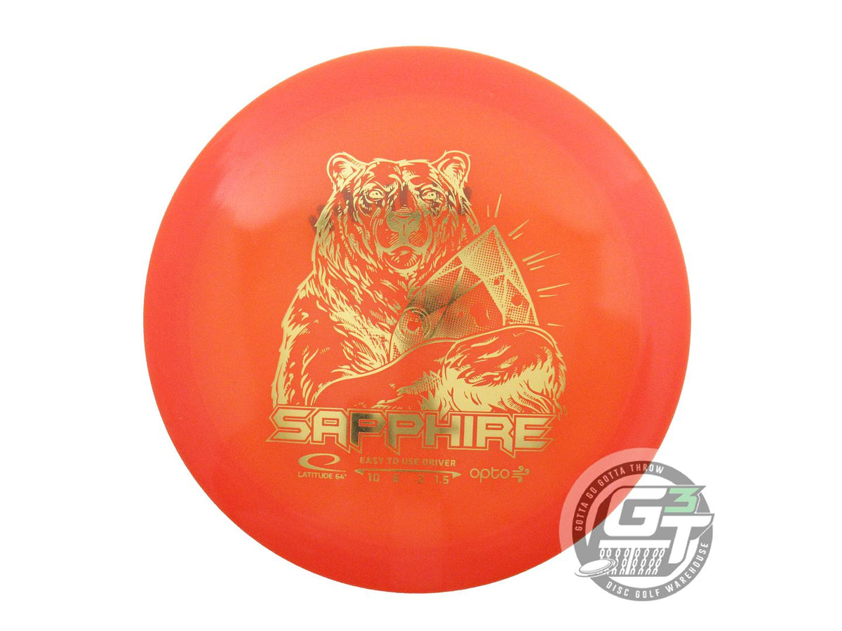USED Latitude 64 Opto AIR Sapphire 157g Orange Gold Foil Distance Driver Disc