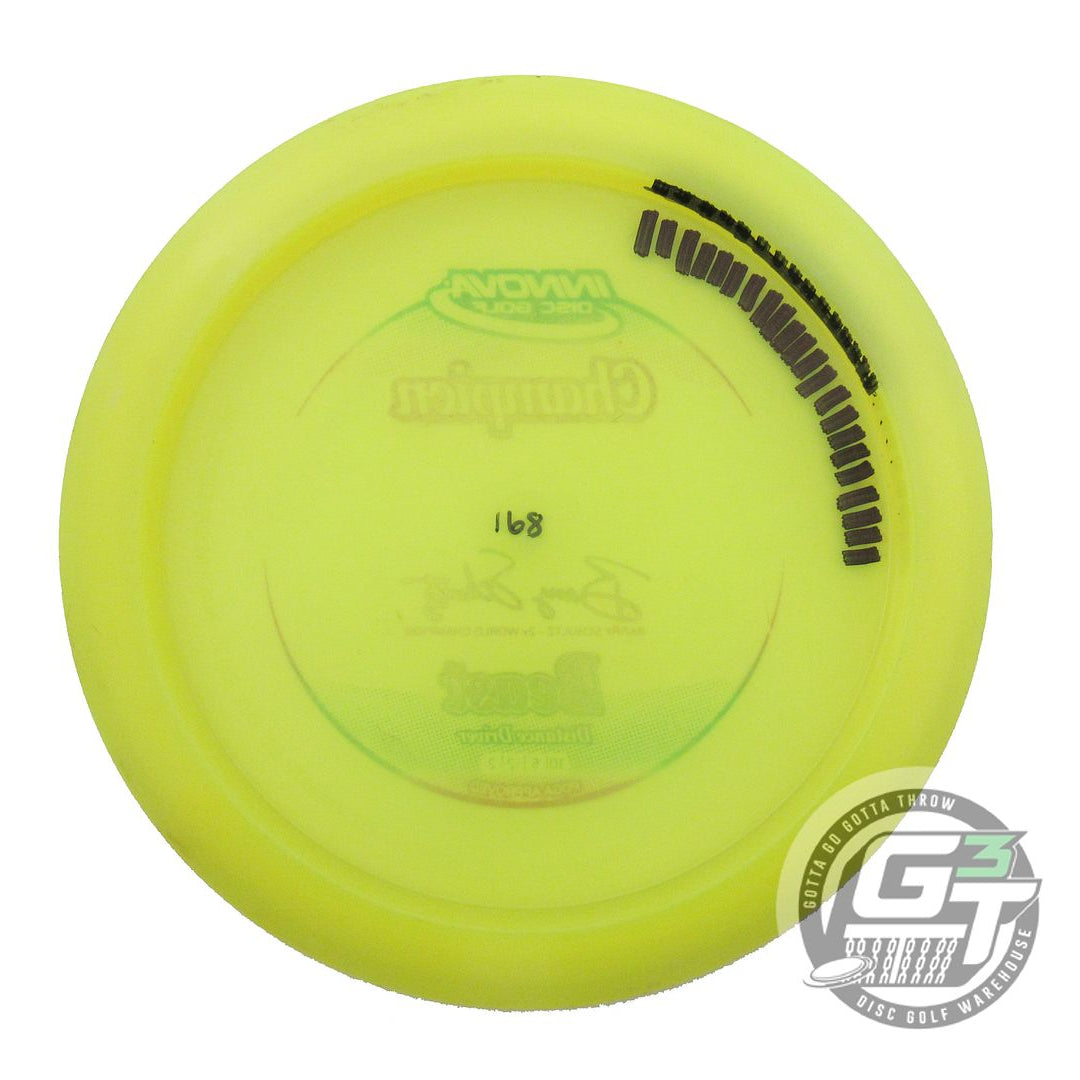 USED Innova Champion Beast 168g Yellow Rainbow Foil Distance Driver Golf Disc