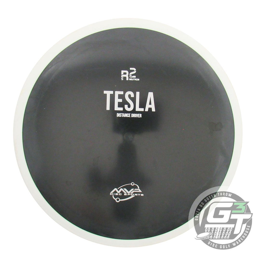 USED MVP Disc Sports R2 Neutron Tesla 168g Black White Rim Distance Driver Disc