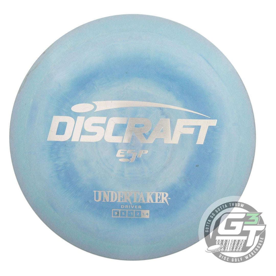 USED Discraft ESP Undertaker 172g Blue Silver Stamp Distance Driver Golf Disc