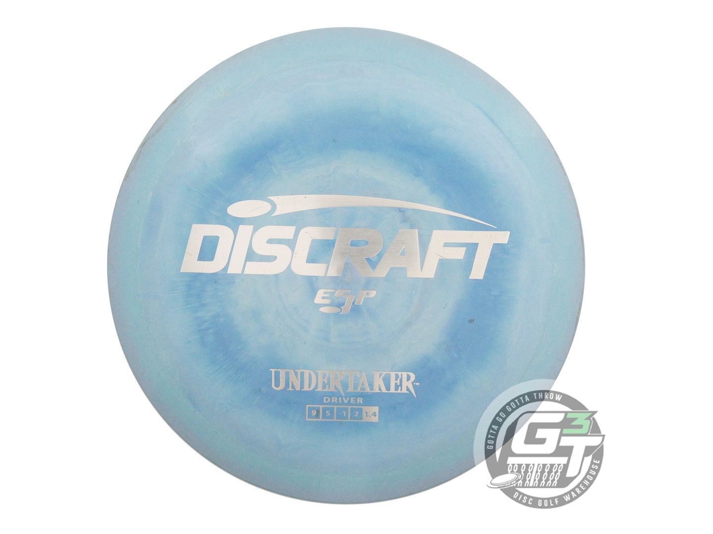 USED Discraft ESP Undertaker 172g Blue Silver Stamp Distance Driver Golf Disc