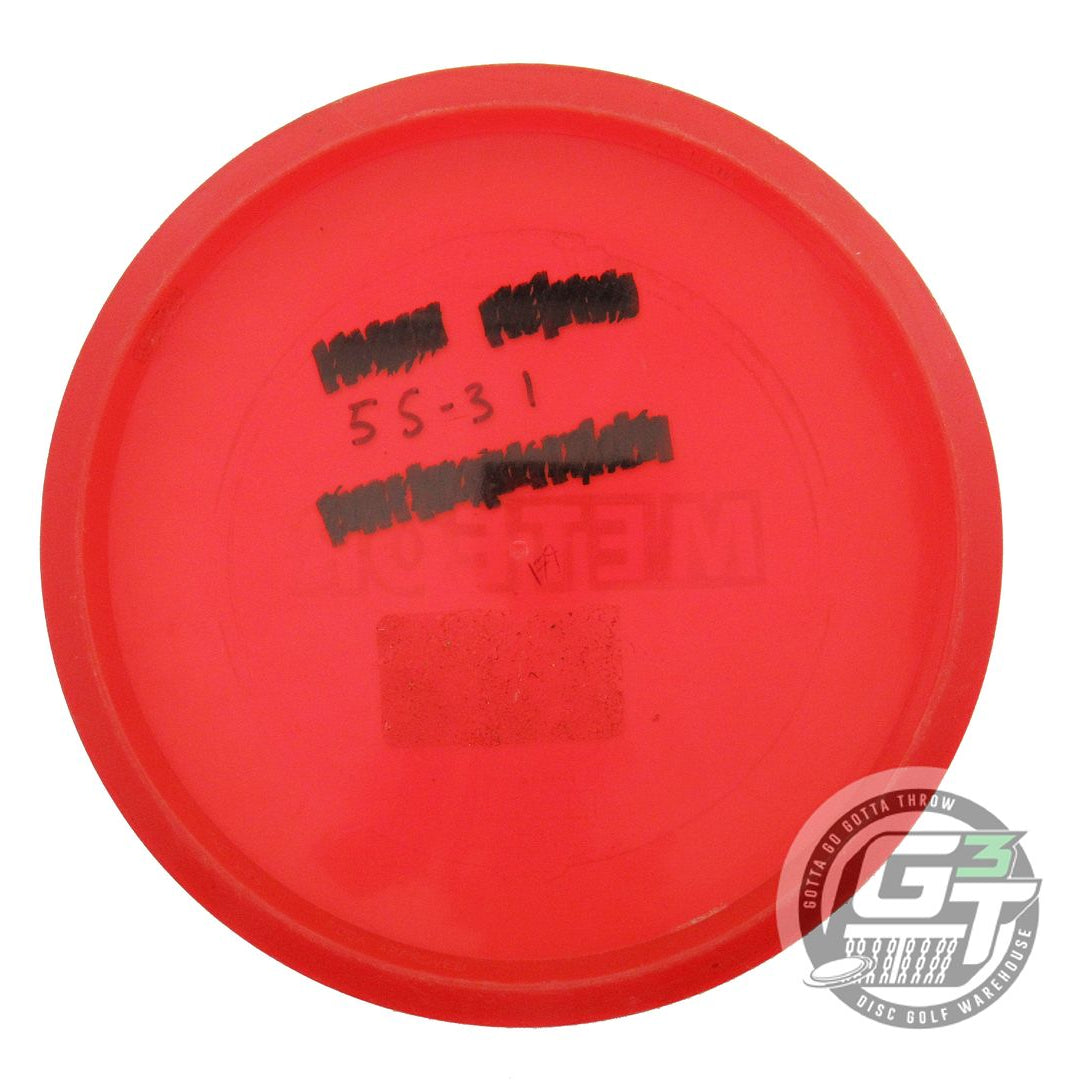 USED Discraft Z Meteor 180g Red Pink Shatter Foil Midrange Golf Disc