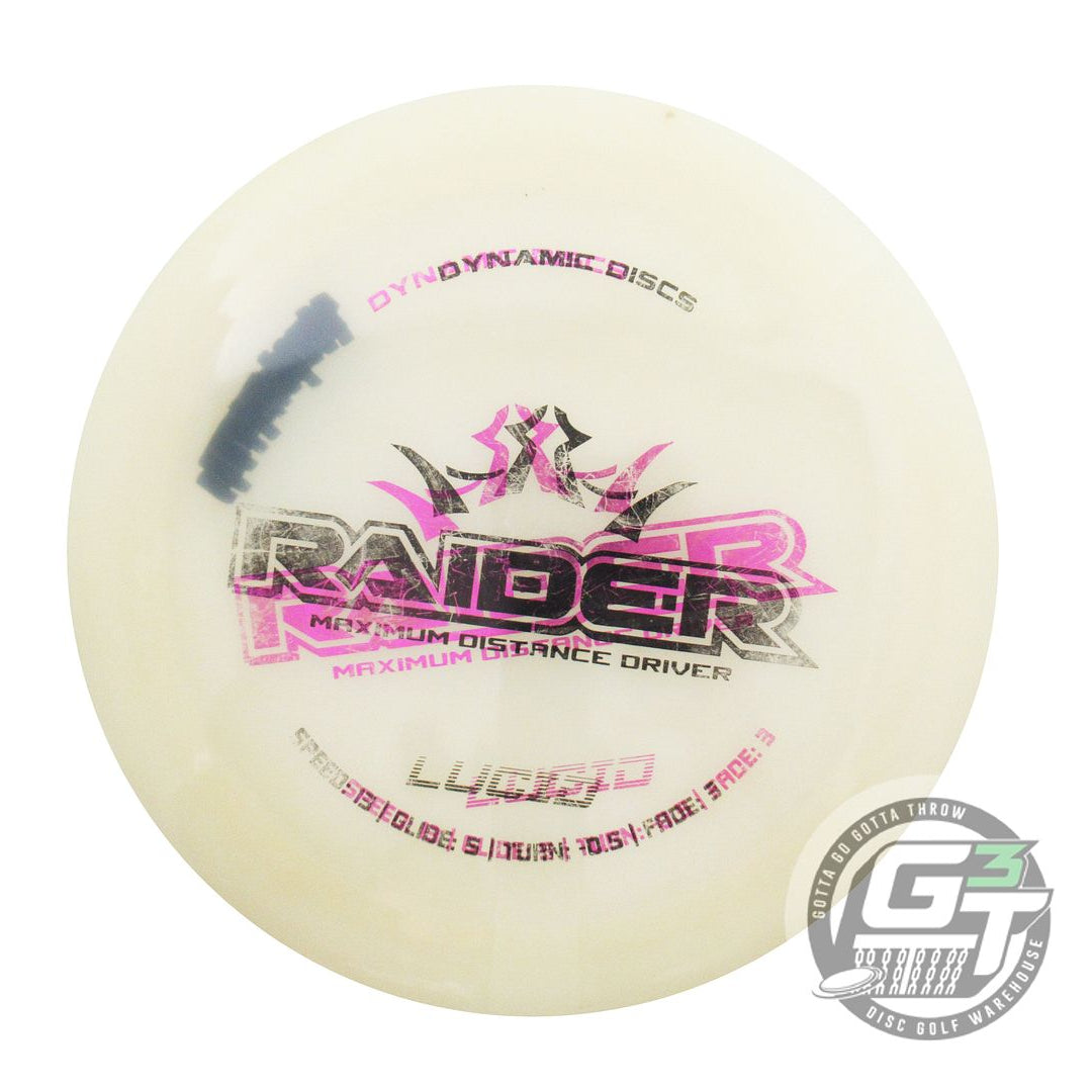 USED Dynamic Discs X-OUT Lucid Raider 173g White Distance Driver Golf Disc