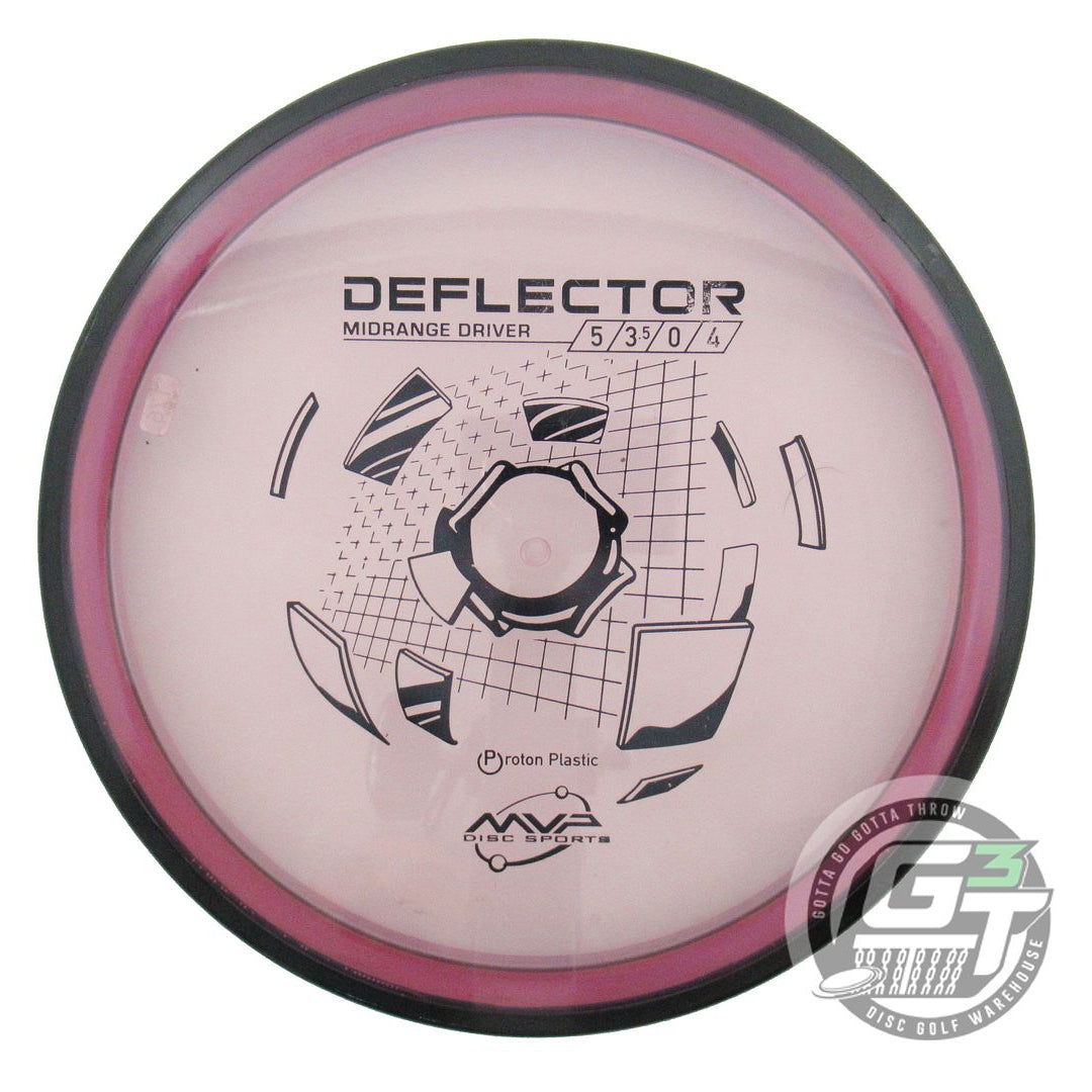 USED MVP Disc Sports Proton Deflector 176g Pink Midrange Golf Disc