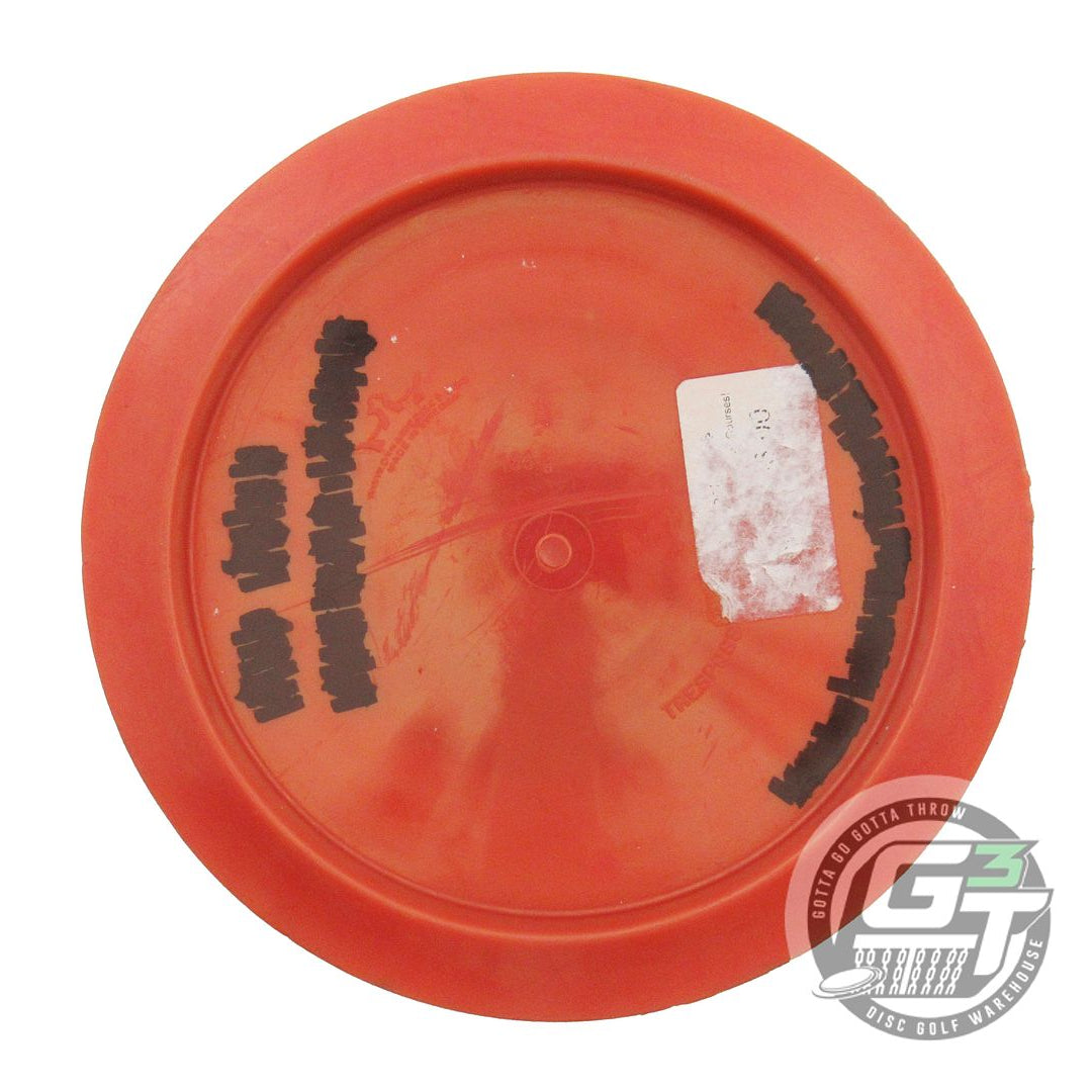 USED Dynamic Discs Fuzion Trespass 168g Burnt Orange Gray Foil Driver Golf Disc