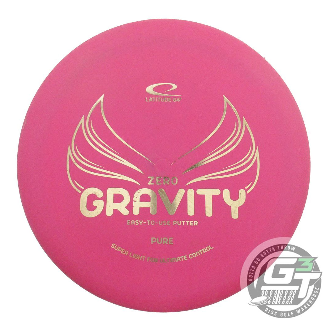 USED Latitude 64 Zero Gravity Pure 130g Pink Gold Foil Putter Golf Disc
