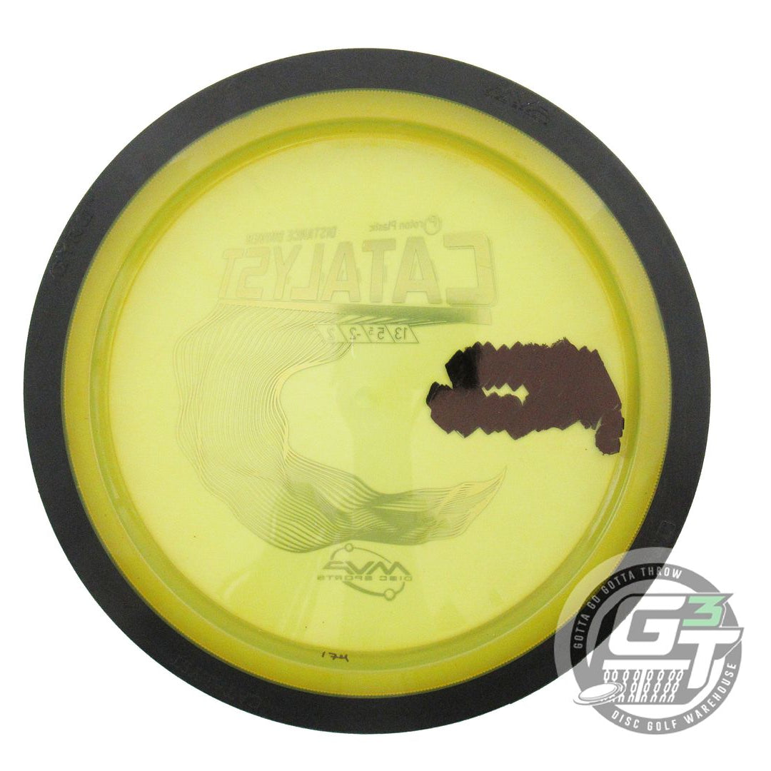 USED MVP Disc Sports Classic Proton Catalyst 174g Yellow Distance Driver Disc