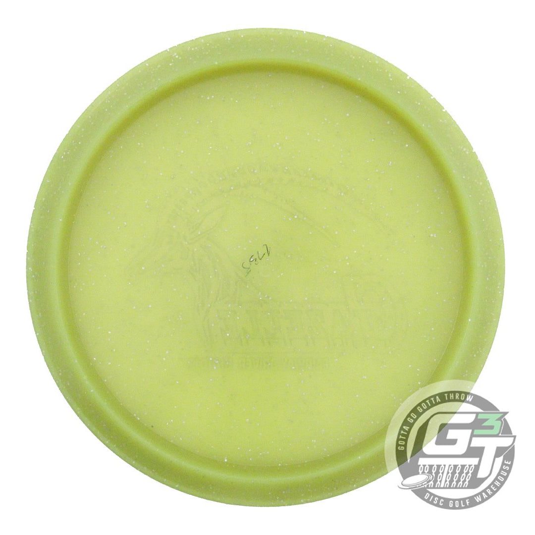 USED Innova Metal Flake Champion Gazelle 175g Olive Red Foil Fairway Driver Disc