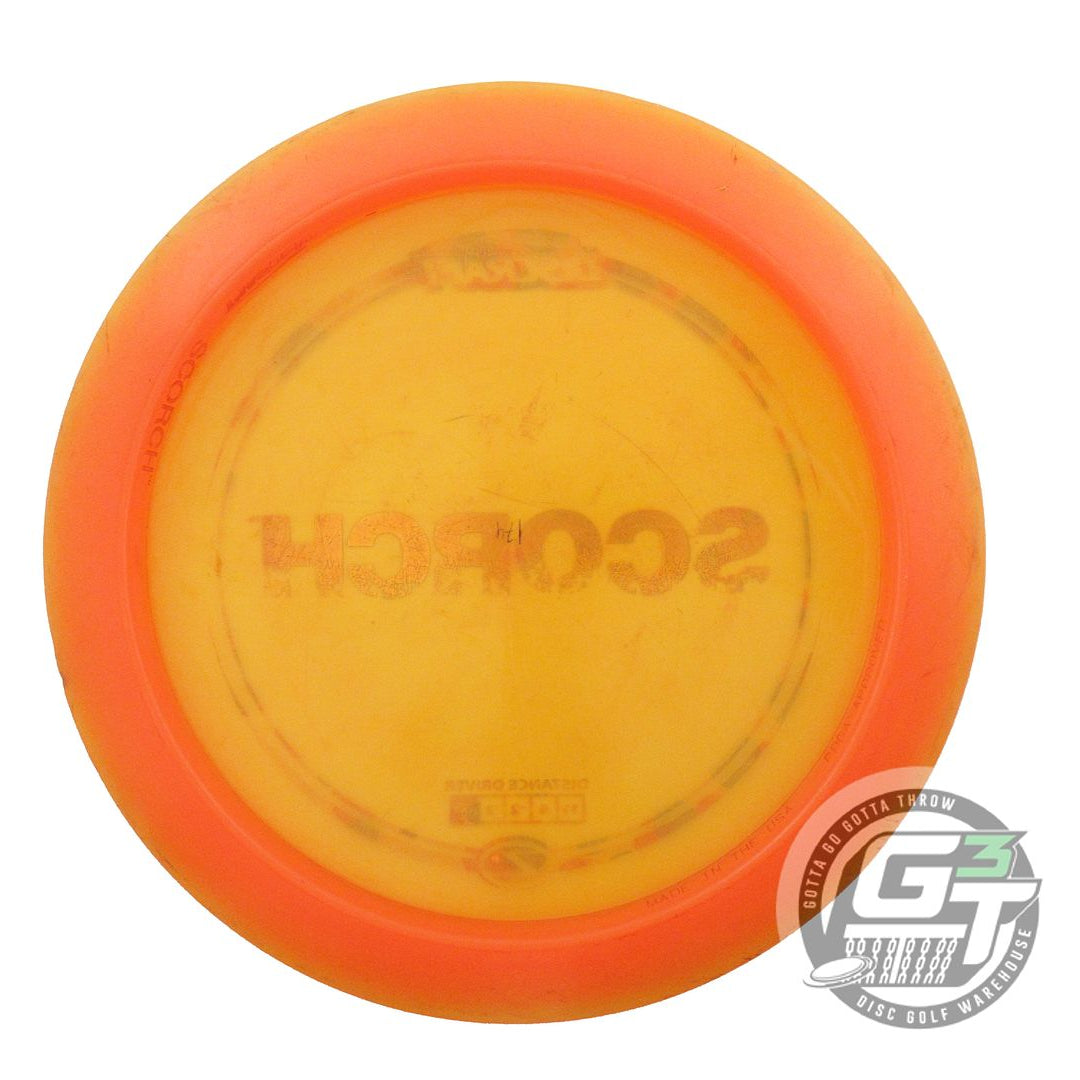 USED Discraft Z Scorch 174g Orange Wonder Bread RIM DING Distance Driver Disc