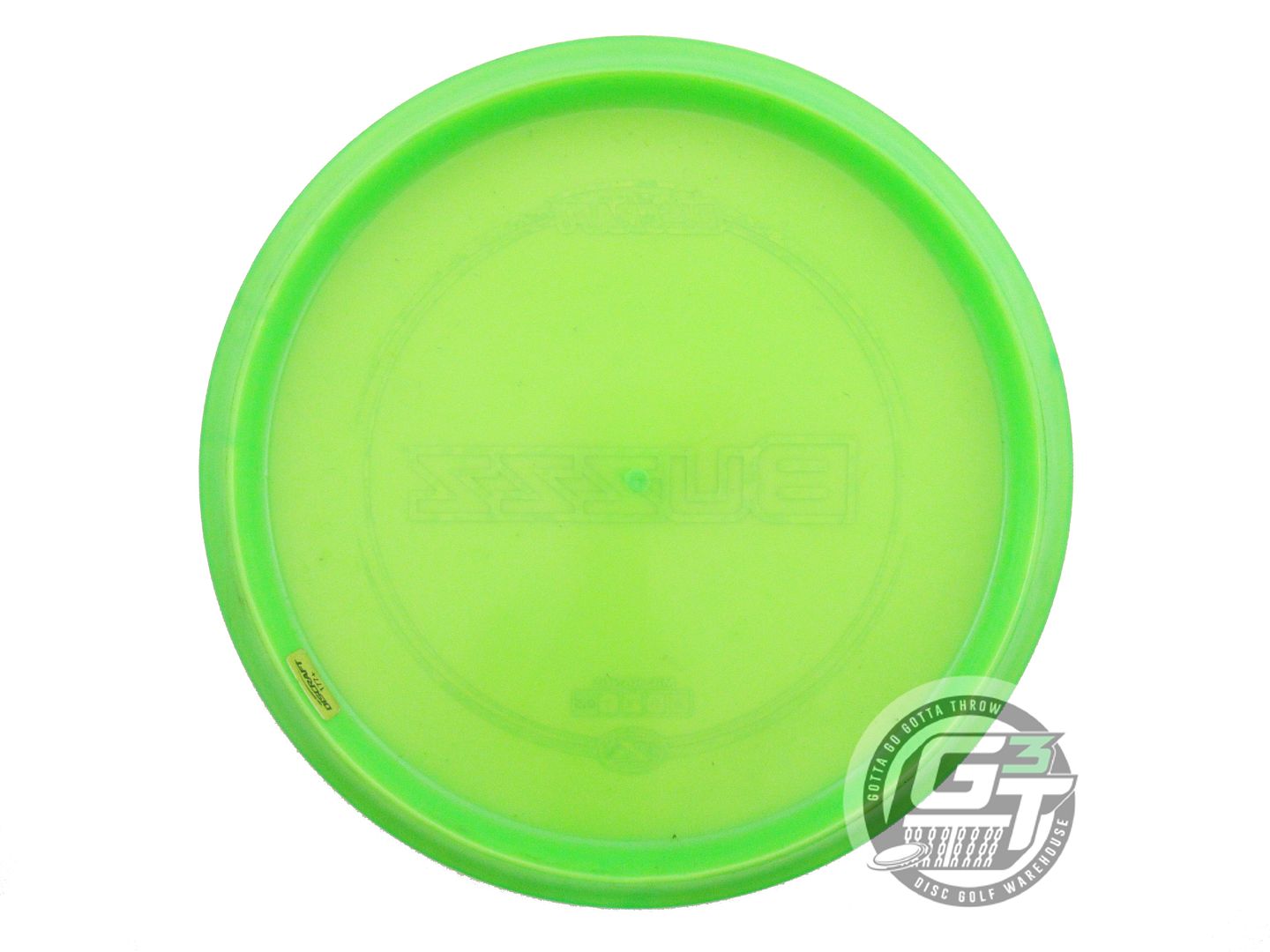 USED Discraft Z Buzzz 179g Lime Teal Heart Foil Midrange Golf Disc