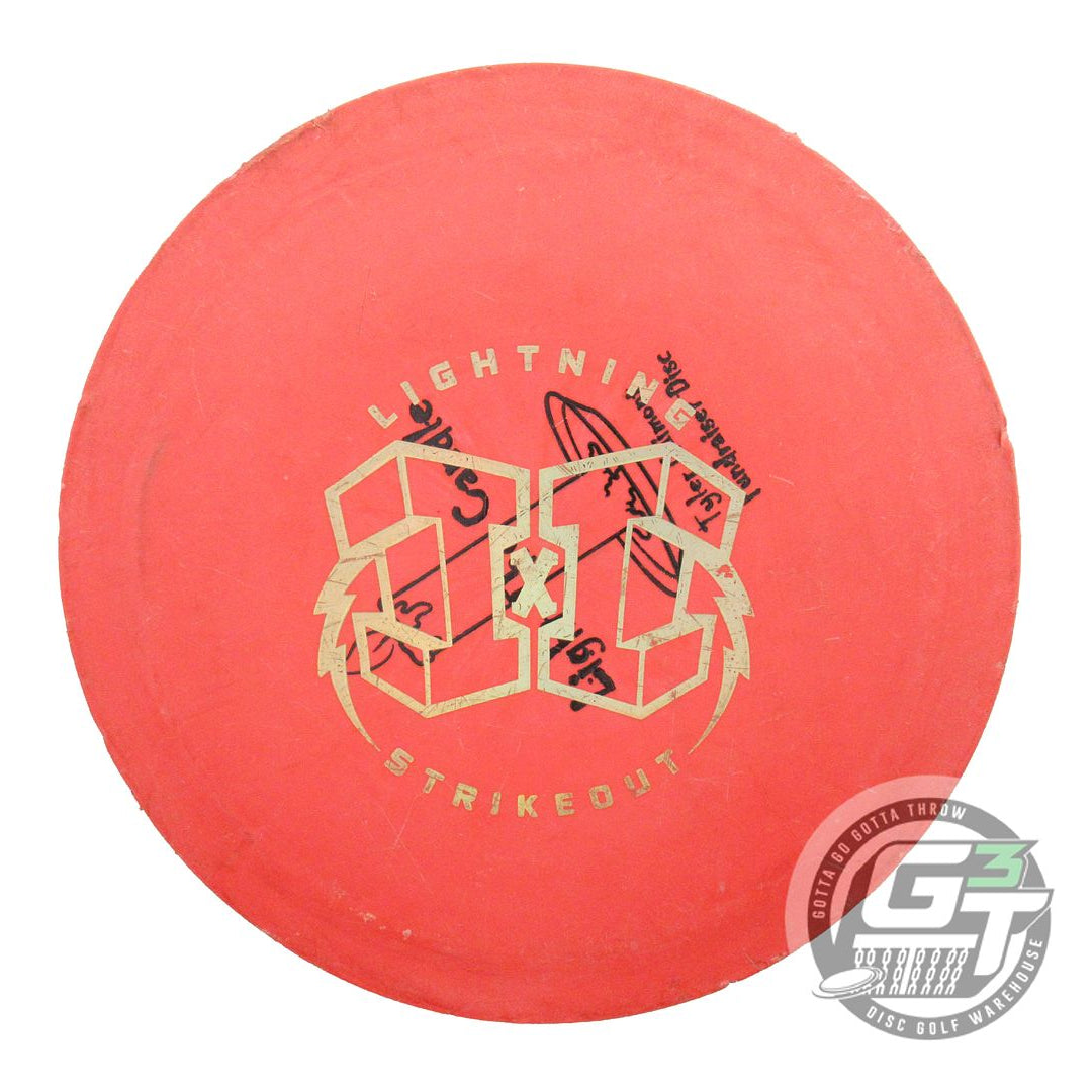 USED Lightning X-OUT Standard MX-1 151g Orange Distance Driver Golf Disc