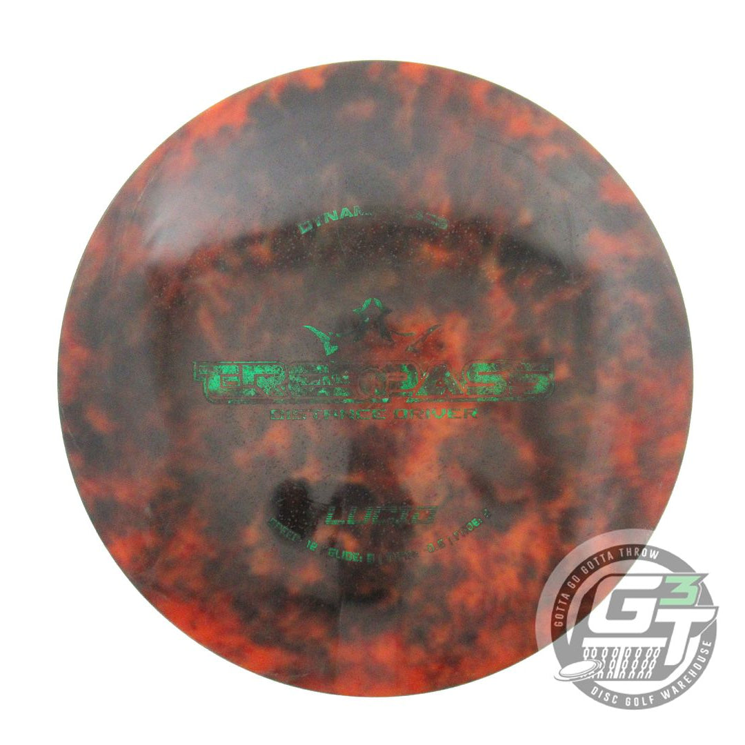 USED Dynamic Discs Lucid Trespass 173g Orange HOME DYED Distance Driver Disc