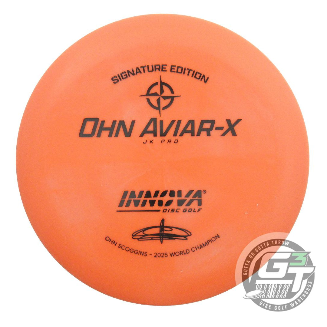 Innova Signature Edition Ohn Scoggins 2025 World Champion Pro JK Aviar-X Putter Golf Disc (Individually Listed)