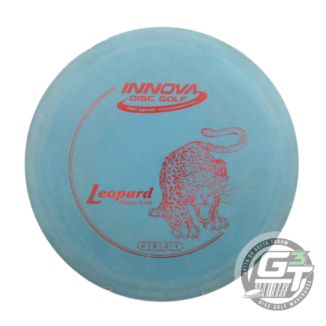 USED Innova DX Leopard 170g Lt. Blue Red Foil Fairway Driver Golf Disc